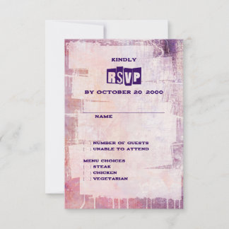 パンク落書きロックアンドロ結婚ール 出欠カード