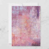 パンク落書きロックアンドロ結婚ール 招待状 (裏面)