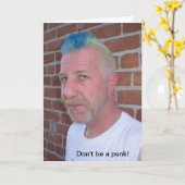 パンク誕生日カード カード (黄色い花)