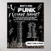 パンク ステージ ネーム ロック バンド ブライズ メイド ゲーム サイン (正面)