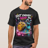 パンク スネイル "ファスト イナフ" – 両面 3D グラフィック Tシャツ (正面)