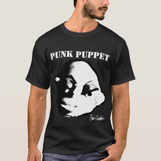 パンク・パペット (Erica Crooks デザイン) Tシャツ (正面)