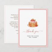 パンクcakesの朝食 ブライダルシャワーフラット サンキューカード (正面/裏面)