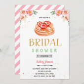 パンクcakesの花のブライダルシャワーテーマ 招待状 (正面/裏面)