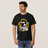 パンクROCKER-PUG 4 Tシャツ (正面フル)