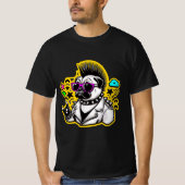 パンクROCKER-PUG 4 Tシャツ (正面)