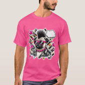 パンクROCKER-PUG 8 Tシャツ (正面)