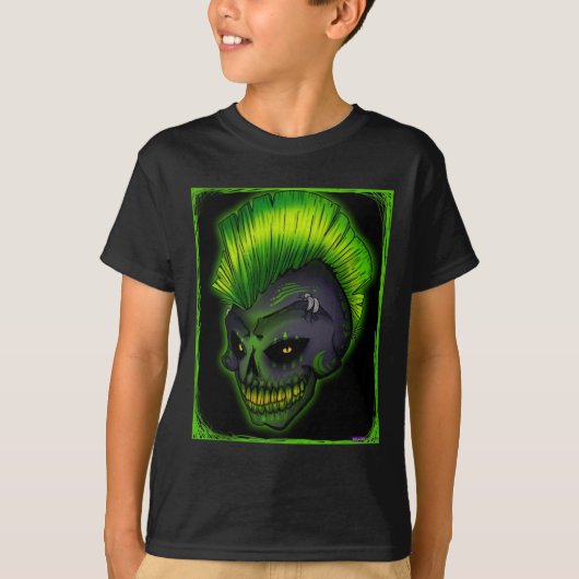 パンクrockinスカルのTシャツ Tシャツ (正面)