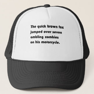 パングラムTシャツ クイックブラウンフォックス キャップ