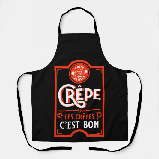 パンケフランスのーキ エプロン (正面)