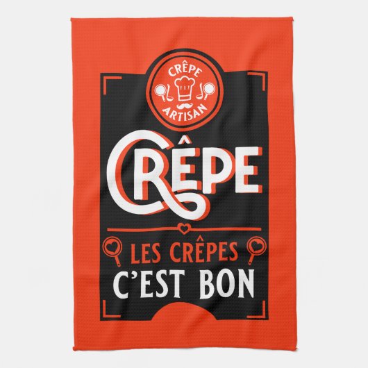 パンケフランスのーキ キッチンタオル (縦)