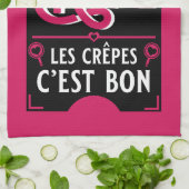 パンケフランスのーキ キッチンタオル (折り畳み)