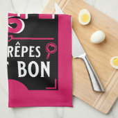 パンケフランスのーキ キッチンタオル (四つ折り)