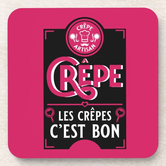パンケフランスのーキ コースター (正面)