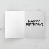 パンケーキおもしろいシロップ誕生日カード シーズンカード (内部)