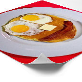 パンケーキおもしろい顔 ポスター (角)