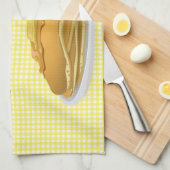 パンケーキおよびシロップのトッピングの引用文 キッチンタオル (四つ折り)