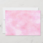 パンケーキおよびパジャマの誕生日の招待状 招待状 (裏面)