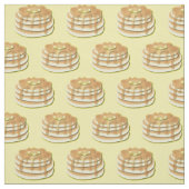 パンケーキかわいい朝食キッズ ファブリック (見本)