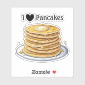 パンケーキが大好き |おいしいグルメ シール (シート)