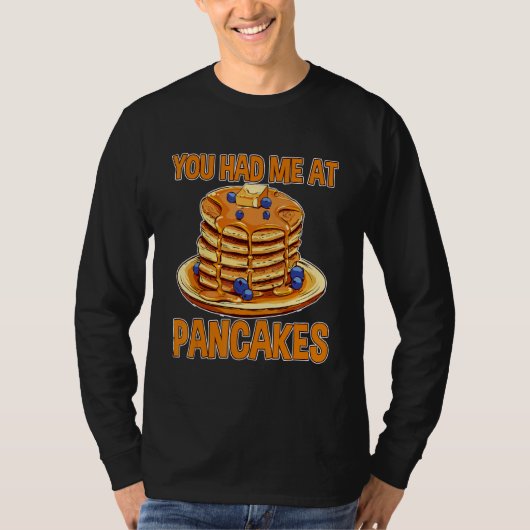 パンケーキで恋に落ちた Tシャツ (正面)
