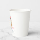 パンケーキとお菓子赤ちゃんシャワーブランチ 紙コップ (裏面)