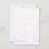 パンケーキとパシファイヤーブランチ赤ちゃんシャワー サンキューカード (裏面)