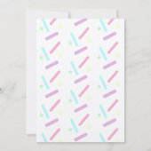 パンケーキとパジャマのおやすみ会 スプリンクル クラフト 招待状 (裏面)