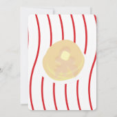 パンケーキとパジャマのスリープオーバー ガールズ | クリスマス 招待状 (裏面)