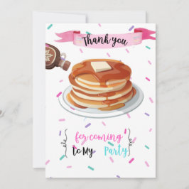 パンケーキとパジャマサンキューカード
