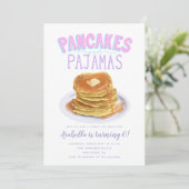 パンケーキとパジャマスガールバースデーパーティー 招待状 (スタンド正面)