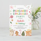 パンケーキとパジャマスクリスマス誕生日 招待状 (スタンド正面)