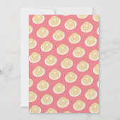 パンケーキとパジャマススリーポバーガール紙吹雪クラフト 招待状 (裏面)