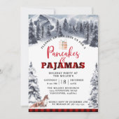 パンケーキとパジャマスホリデーパ素朴ーティ 招待状 (正面)