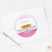 パンケーキとパジャマ ラウンドシール (封筒)