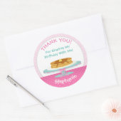 パンケーキとパジャマ ラウンドシール (封筒)