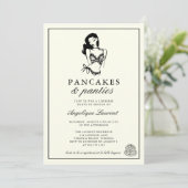 パンケーキとパンティーのランジェリー ブライダルシャワー 招待状 (スタンド正面)
