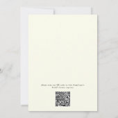 パンケーキとパンティーのランジェリー ブライダルシャワー 招待状 (裏面)