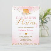 パンケーキとパンティーランジェリーカードの招待状 招待状 (スタンド正面)
