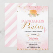 パンケーキとパンティー下着の招待状 招待状 (正面/裏面)