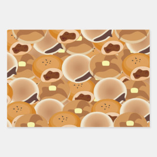 パンケーキとパン ラッピングペーパーシート