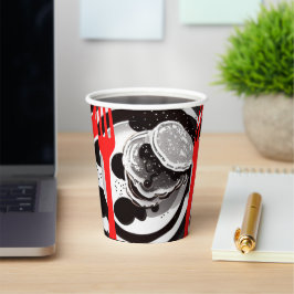 パンケーキとフォーク紙カップ 紙コップ