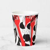 パンケーキとフォーク紙カップ 紙コップ (右)