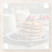 パンケーキとミルク ガラスコースター (裏面)