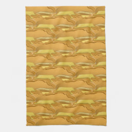 パンケーキとメープルシロップ可愛い柄 キッチンタオル