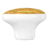 パンケーキとメープルシロップ可愛い黄褐色 セラミックノブ (側面)