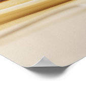 パンケーキと溶けるメープルシロップ ポスター (角)