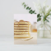 パンケーキと溶けるメープルシロップ ポストカード (スタンド正面)