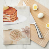 パンケーキのキッチンティータオル キッチンタオル (四つ折り)