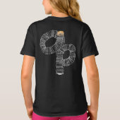 パンケーキのタワースタック Tシャツ (裏面)